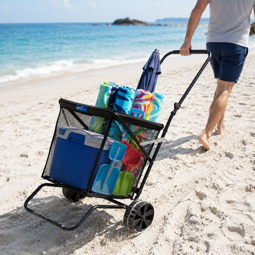 SurfGear™ Premium All-Terrain Beach Cart